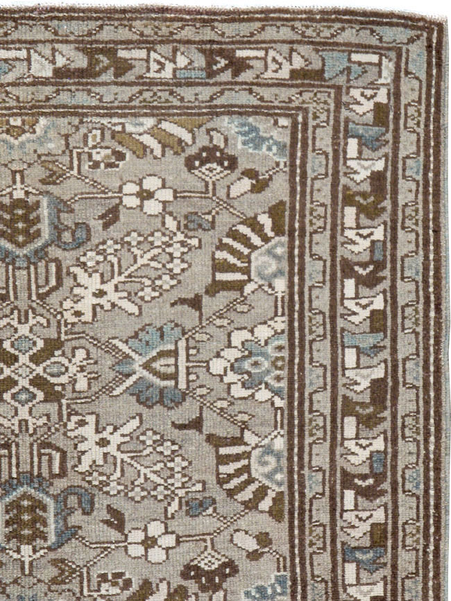 Vintage Persian Malayer Rug, No.22042 - Staging