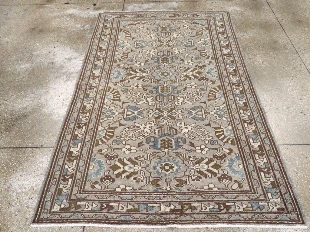Vintage Persian Malayer Rug, No.22042 - Staging