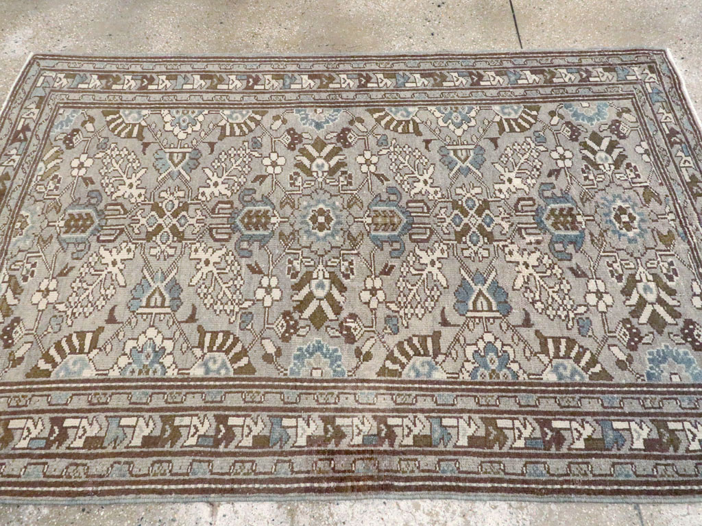 Vintage Persian Malayer Rug, No.22042 - Staging