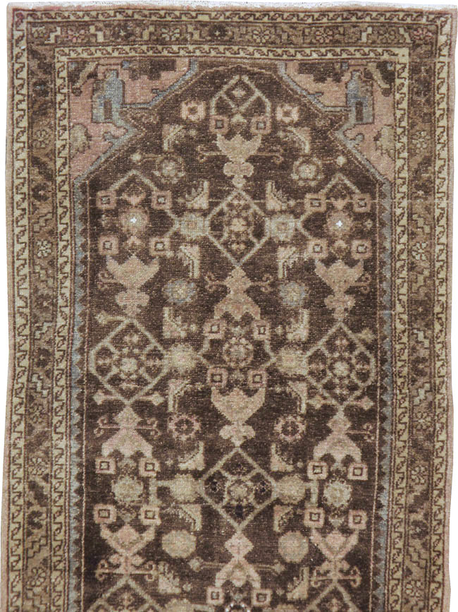 Vintage Persian Malayer Runner, No.22046 - Staging