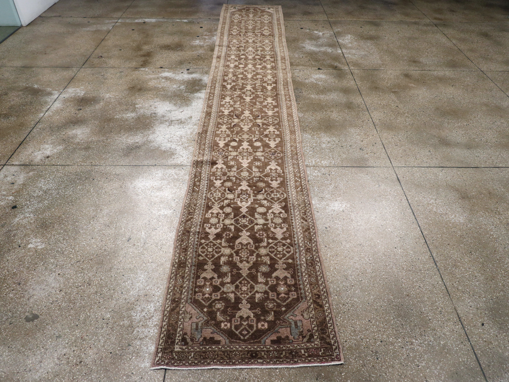 Vintage Persian Malayer Runner, No.22046 - Staging