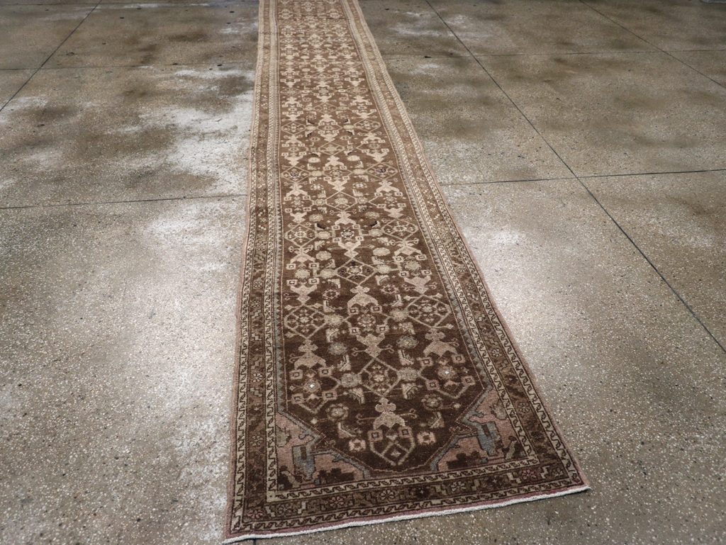 Vintage Persian Malayer Runner, No.22046 - Staging