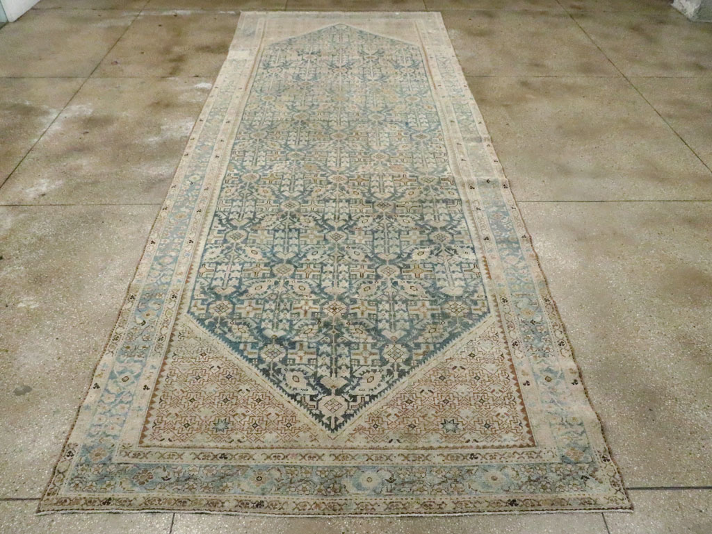 Vintage Persian Malayer Long Gallery Carpet, No.22047 - Staging