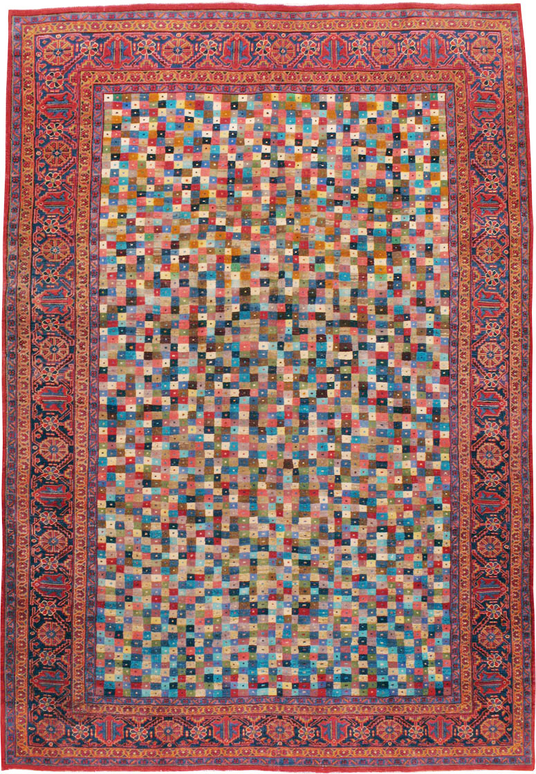 Vintage Persian Veece Carpet, No.22057 - Staging