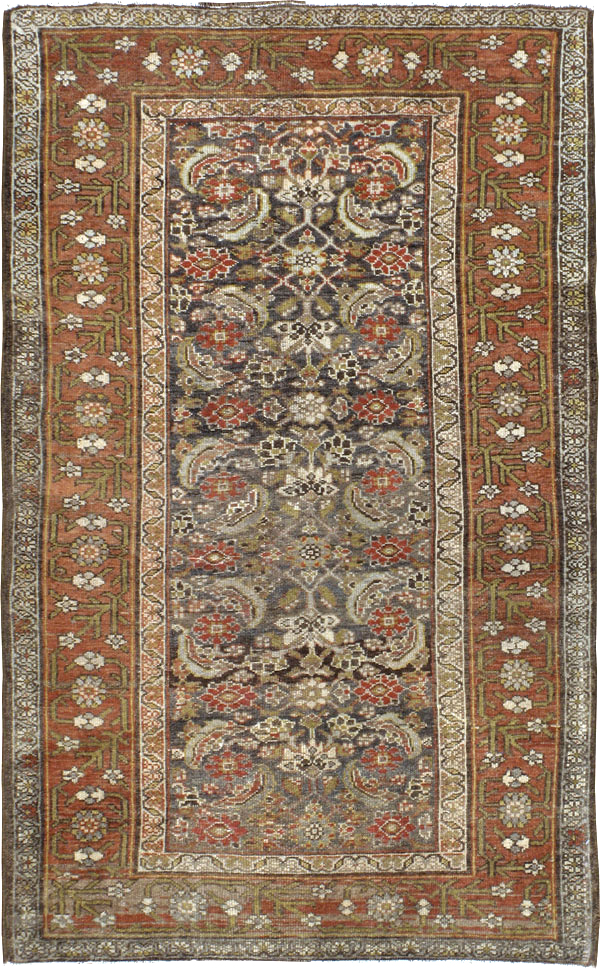 Antique Persian Kurdish Rug, No.22058 - Staging