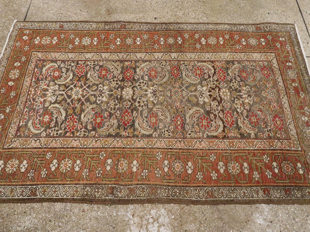 Antique Persian Kurdish Rug, No.22058 - Staging