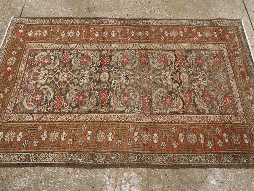 Antique Persian Kurdish Rug, No.22058 - Staging