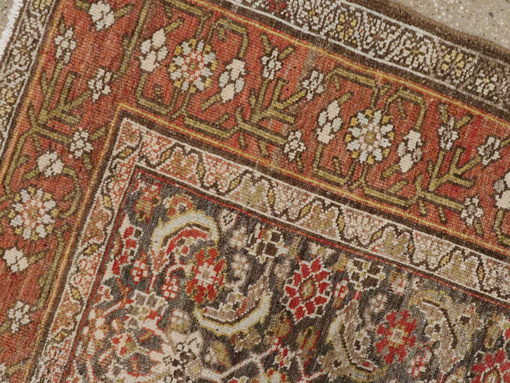 Antique Persian Kurdish Rug, No.22058 - Staging