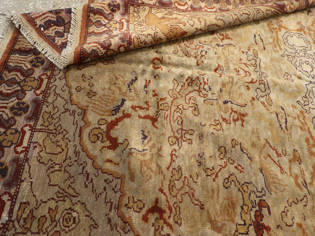 Vintage Turkish Kayseri Rug, No.22073 - Staging