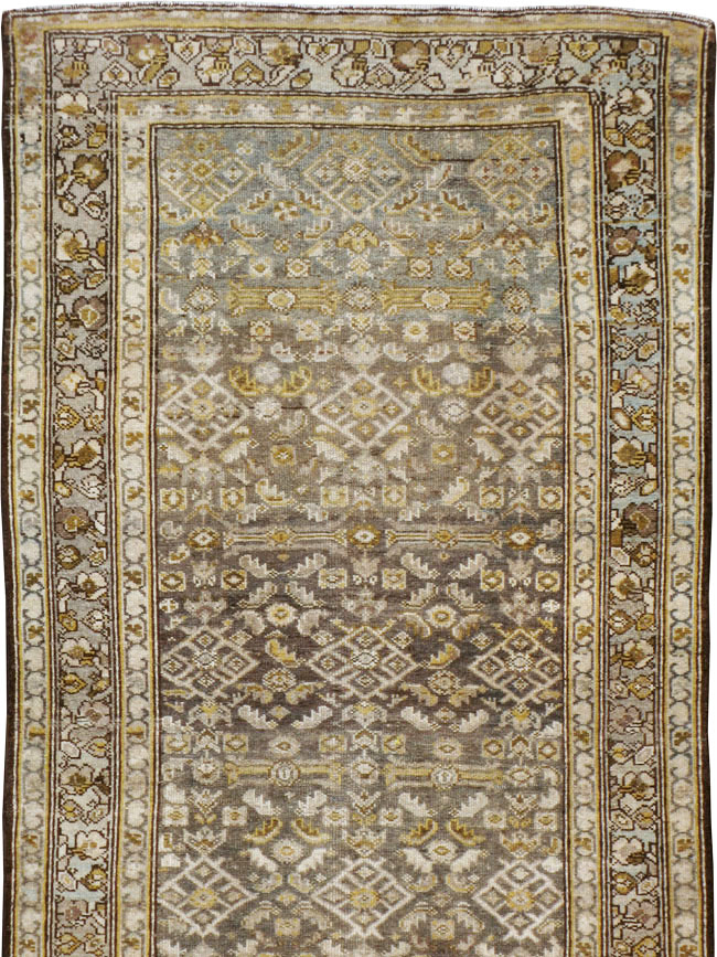Vintage Persian Kurdish Runner, No.22080 - Staging