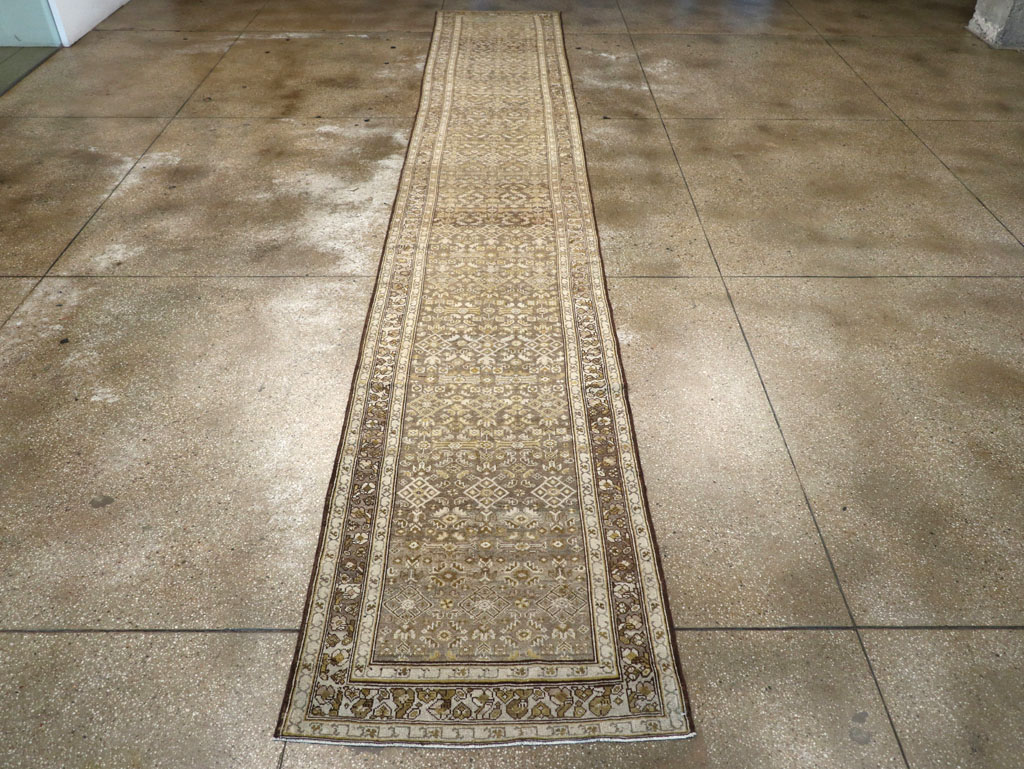 Vintage Persian Kurdish Runner, No.22080 - Staging