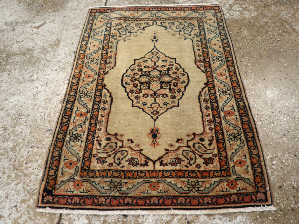 Antique Persian Tabriz Hagi Jalili Rug, No.22081 - Staging