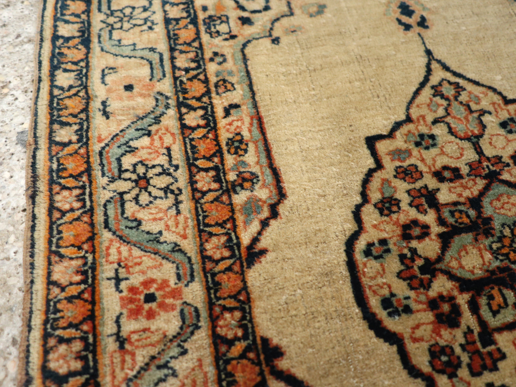 Antique Persian Tabriz Hagi Jalili Rug, No.22081 - Staging