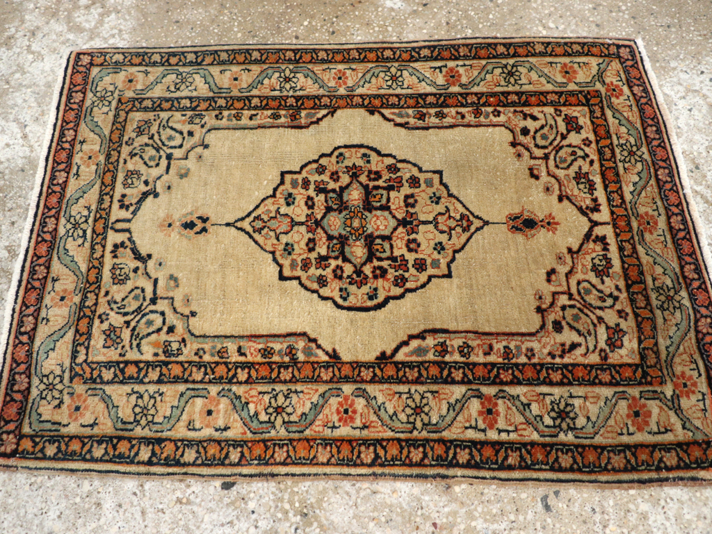 Antique Persian Tabriz Hagi Jalili Rug, No.22081 - Staging
