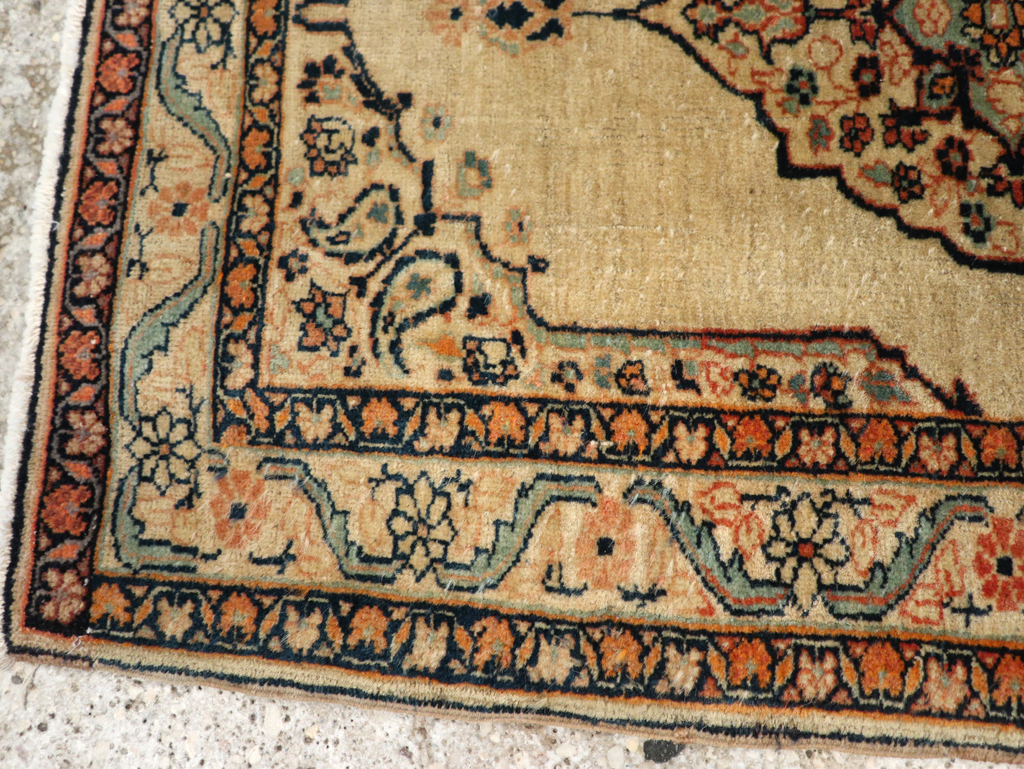 Antique Persian Tabriz Hagi Jalili Rug, No.22081 - Staging