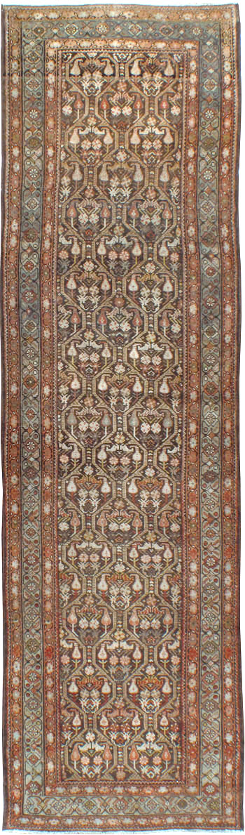 Antique Persian Kurdish Runner, No.22082 - Staging
