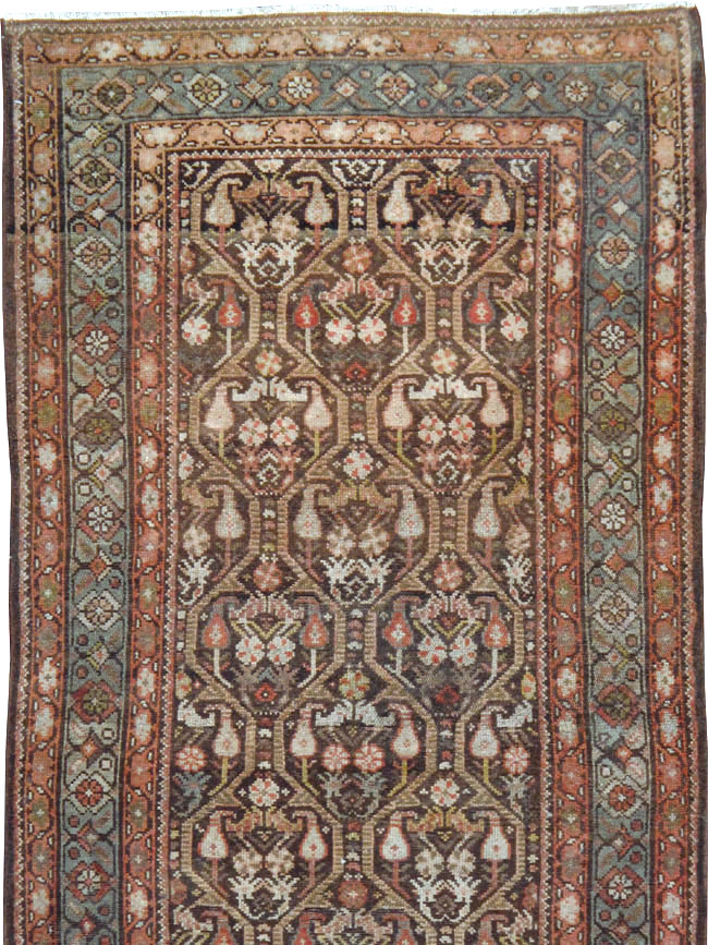 Antique Persian Kurdish Runner, No.22082 - Staging