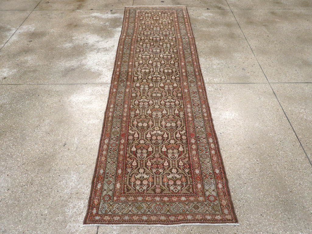 Antique Persian Kurdish Runner, No.22082 - Staging