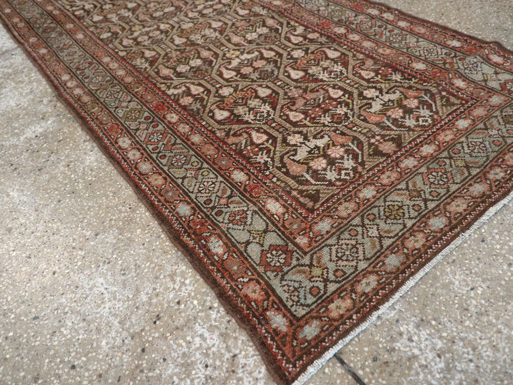 Antique Persian Kurdish Runner, No.22082 - Staging
