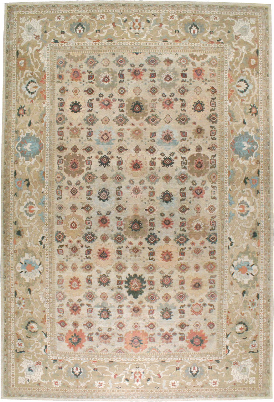 Antique Persian Mahal Carpet, No.22091 - Staging