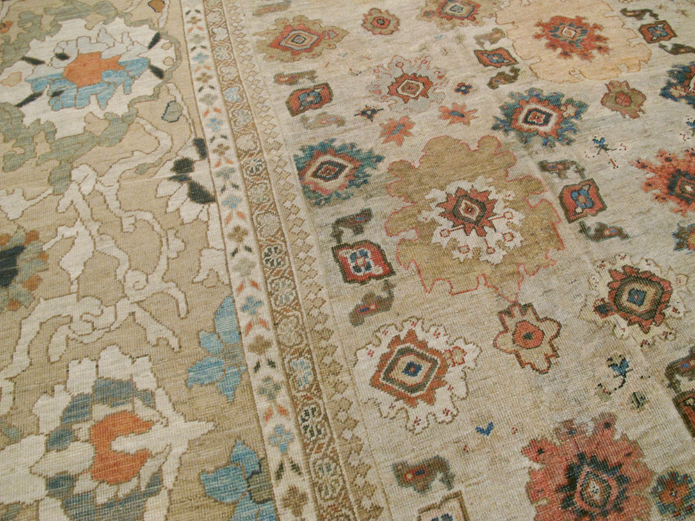 Antique Persian Mahal Carpet, No.22091 - Staging