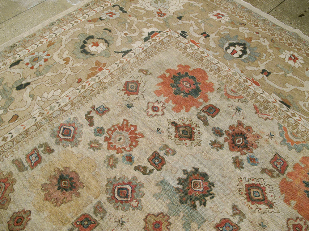 Antique Persian Mahal Carpet, No.22091 - Staging