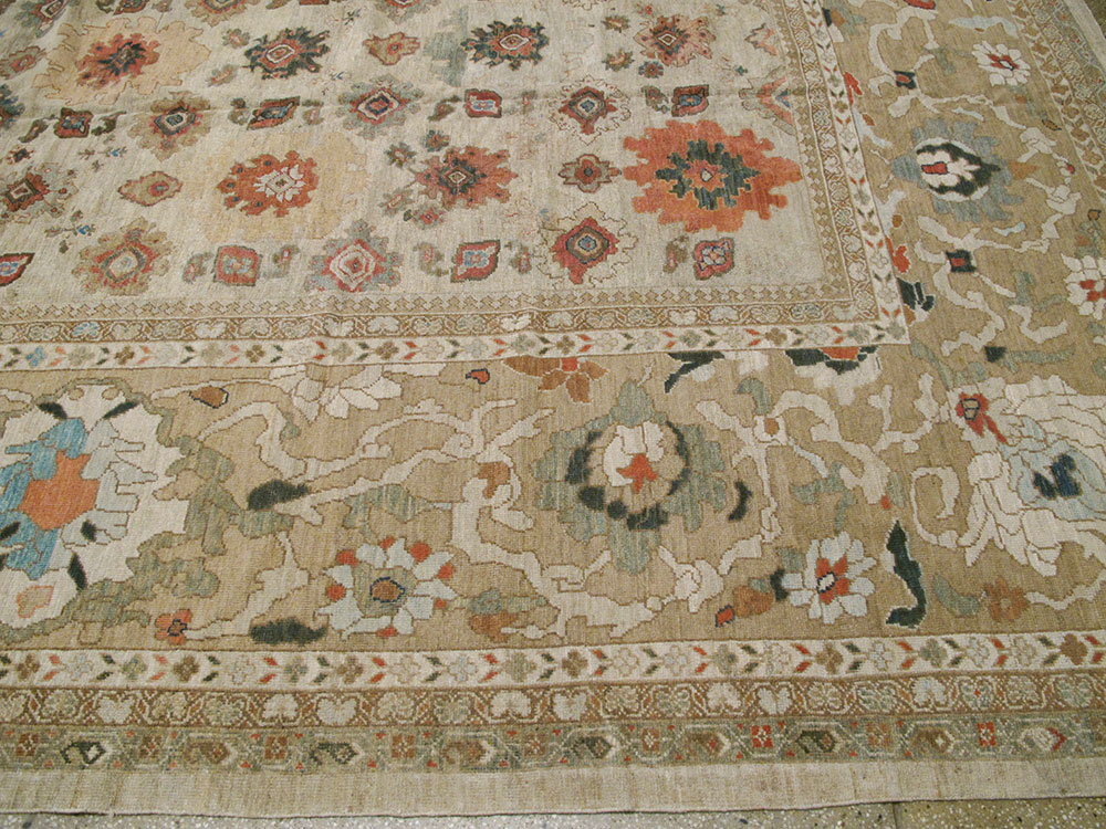 Antique Persian Mahal Carpet, No.22091 - Staging