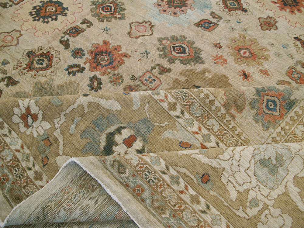 Antique Persian Mahal Carpet, No.22091 - Staging