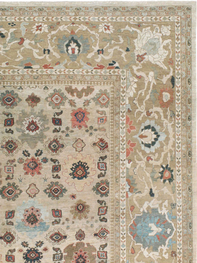 Antique Persian Mahal Carpet, No.22091 - Staging