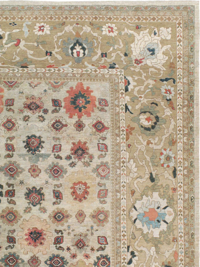 Antique Persian Mahal Carpet, No.22091 - Staging