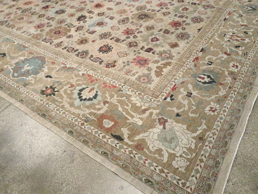 Antique Persian Mahal Carpet, No.22091 - Staging
