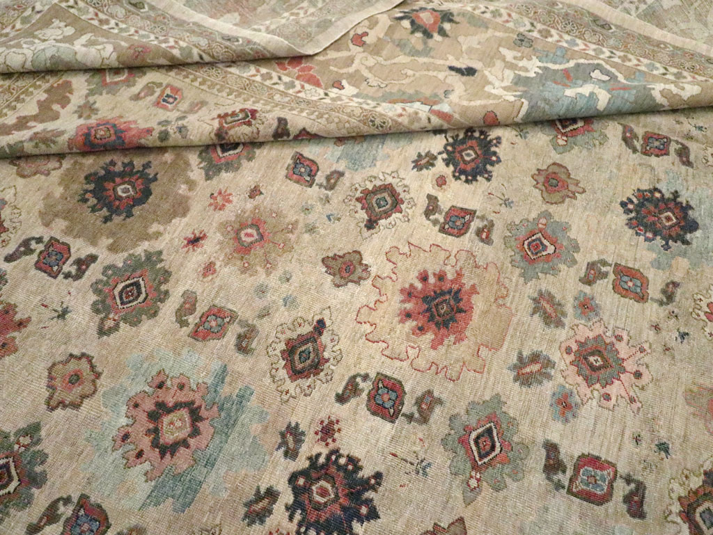 Antique Persian Mahal Carpet, No.22091 - Staging