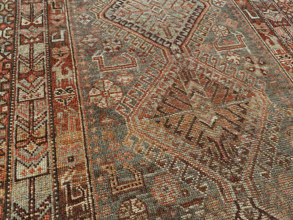 Vintage Persian Shiraz Runner, No.22093 - Staging