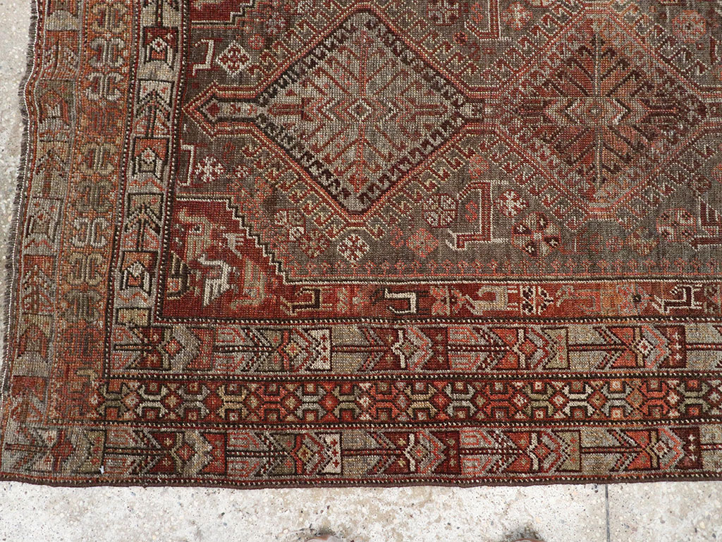 Vintage Persian Shiraz Runner, No.22093 - Staging