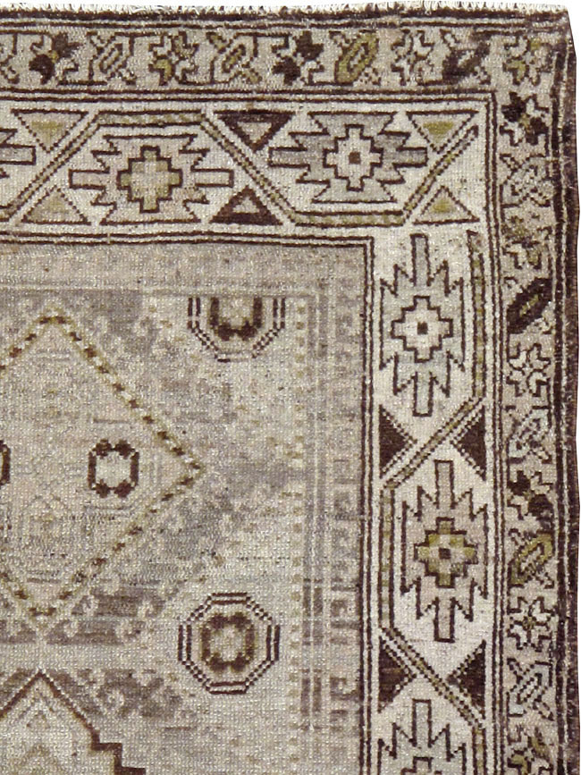 Vintage Persian Kurdish Rug, No.22098 - Staging