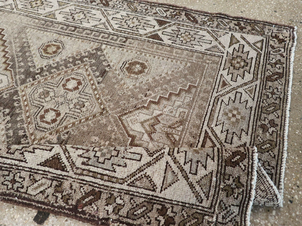 Vintage Persian Kurdish Rug, No.22098 - Staging