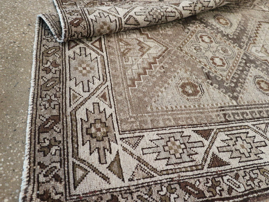 Vintage Persian Kurdish Rug, No.22098 - Staging