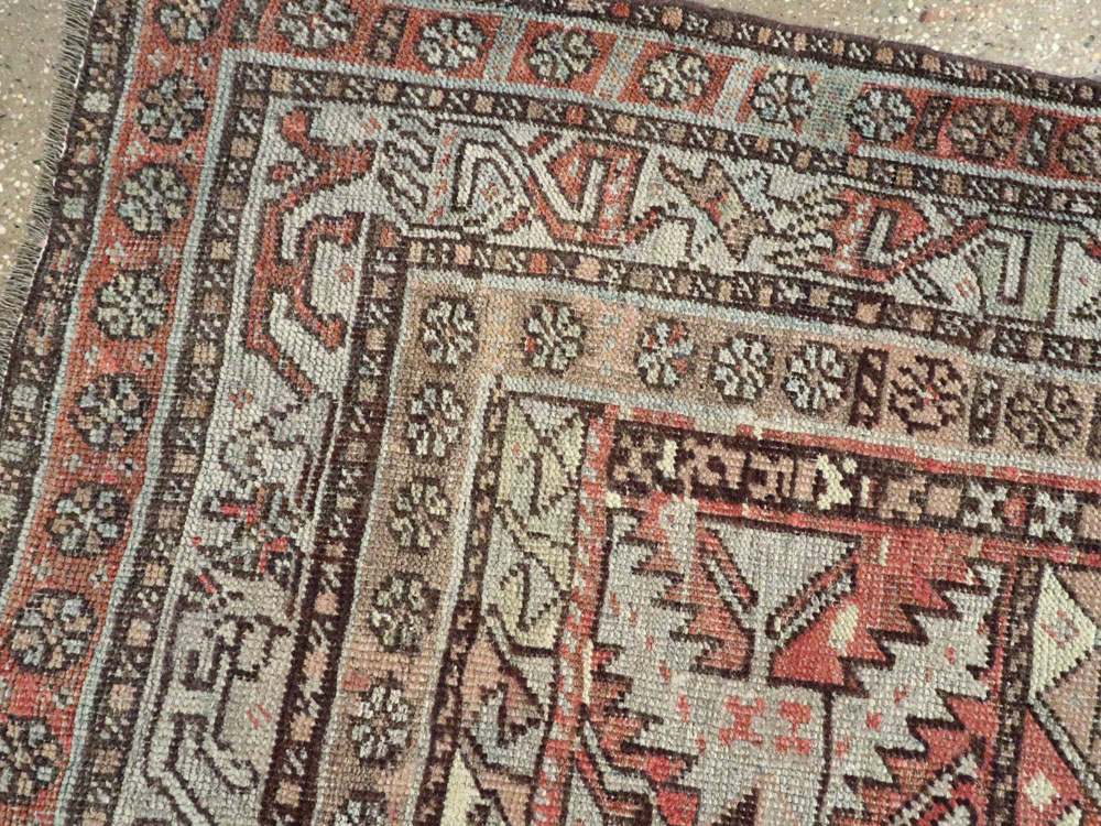 Antique Persian Kurd Bidjar Rug, No.22100 - Staging