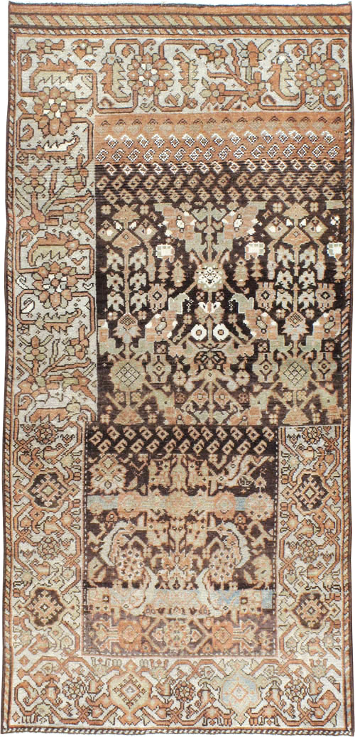 Antique Persian Malayer Sampler Rug, No.22101 - Staging