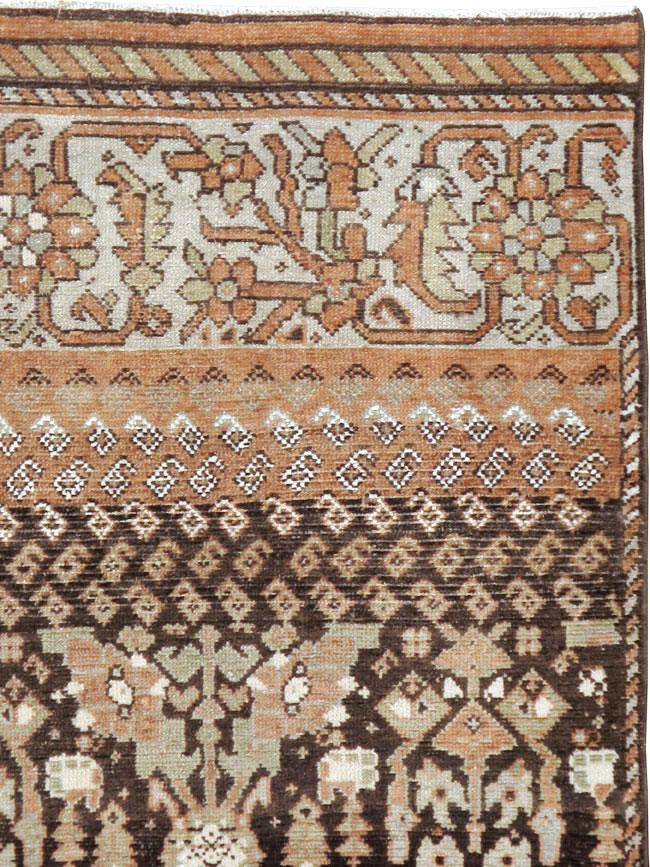 Antique Persian Malayer Sampler Rug, No.22101 - Staging