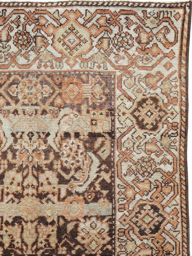 Antique Persian Malayer Sampler Rug, No.22101 - Staging