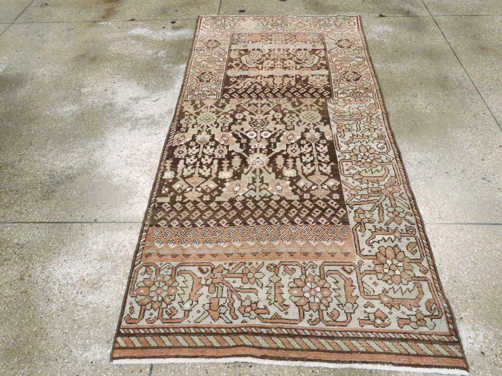 Antique Persian Malayer Sampler Rug, No.22101 - Staging