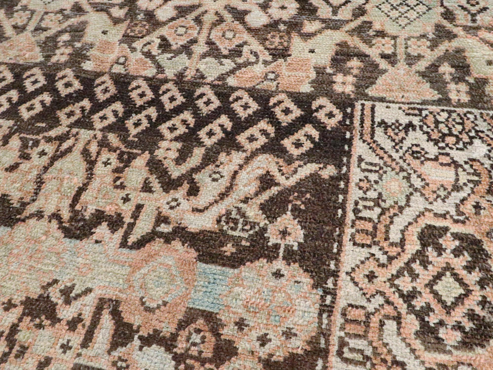 Antique Persian Malayer Sampler Rug, No.22101 - Staging
