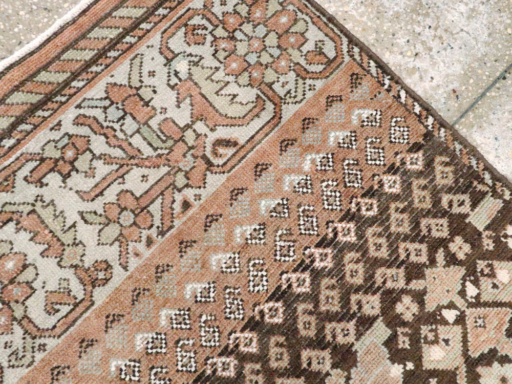 Antique Persian Malayer Sampler Rug, No.22101 - Staging