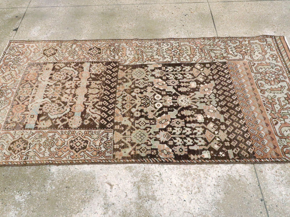 Antique Persian Malayer Sampler Rug, No.22101 - Staging