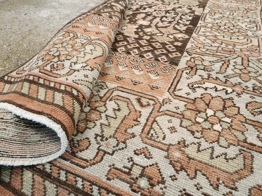 Antique Persian Malayer Sampler Rug, No.22101 - Staging