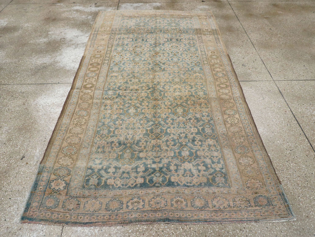 Antique Persian Bidjar Gallery Rug, No.22105 - Staging