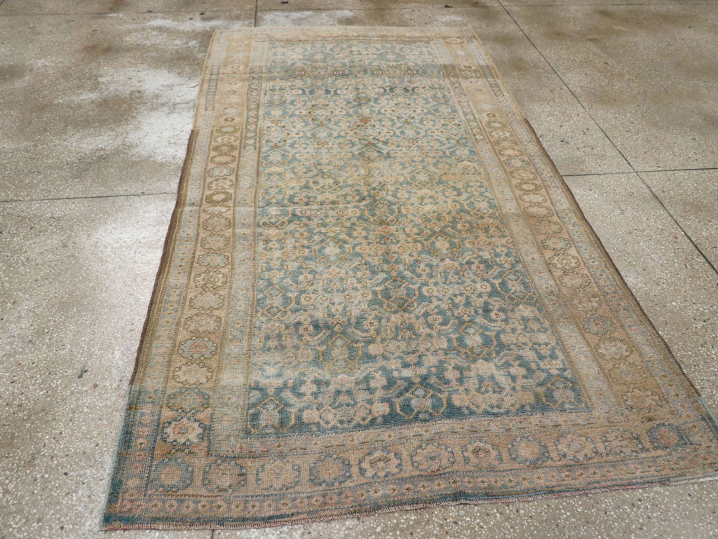 Antique Persian Bidjar Gallery Rug, No.22105 - Staging