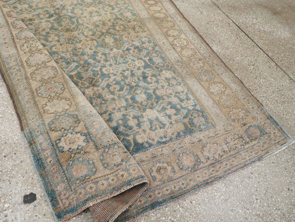 Antique Persian Bidjar Gallery Rug, No.22105 - Staging