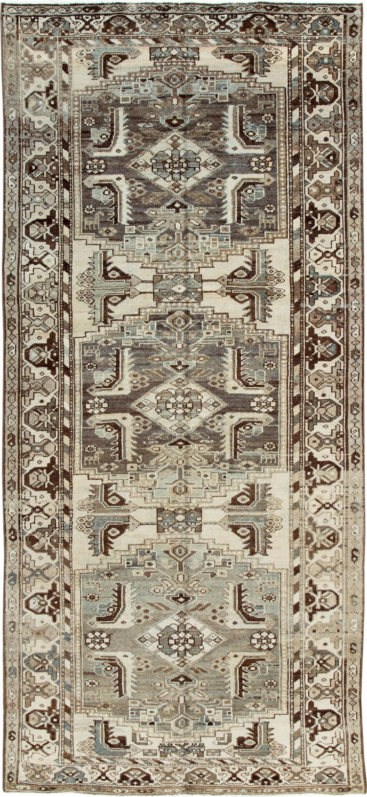 Vintage Persian Malayer Rug, No.22110 - Staging